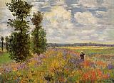 Poppy Field Argenteuil by Claude Monet